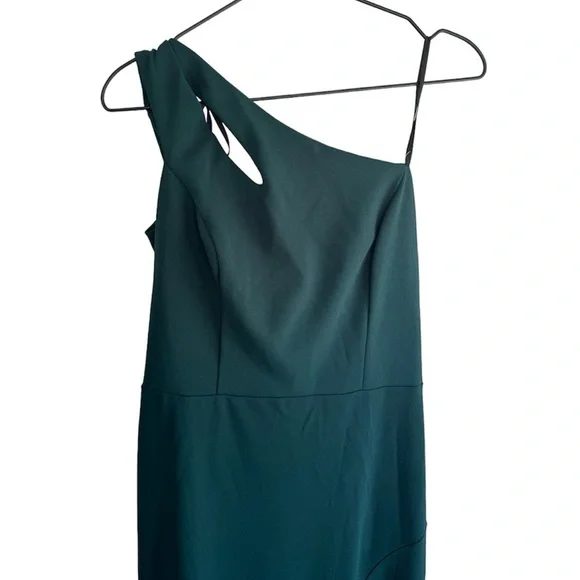 the attico green sequin dress ATTICO CONSUELO SEQUIN WRAP DRESS – Bygone main image 1